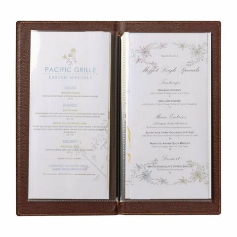 Speisekarte Trendy weinrot, A5-Gastro-Germany