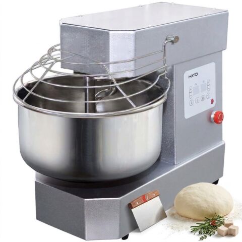 Spiral-Teigknetmaschine, automatische Steuerung, 10 Liter, 0,75 kW