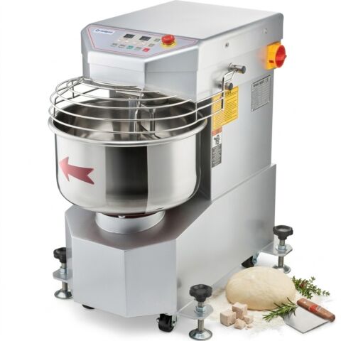 Spiral-Teigknetmaschine, automatische Steuerung, 34 Liter, 1,8 kW