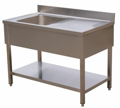 pültisch 1 Becken, links