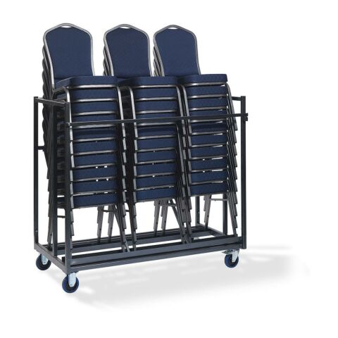 Stapelstuhl-Transportwagen für bis zu 30 Stapelstühle, 151x76x120cm 