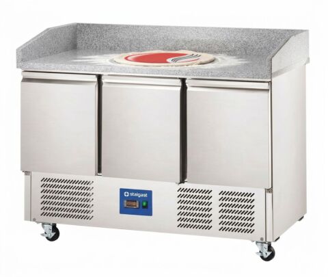 Starline Pizzatisch, 2-türig, mit Kühlaufsatz 5x GN1/6