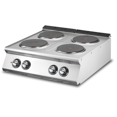 VIRTUS Elektrokochfeld, 4 Platten, 10,4kW 400V