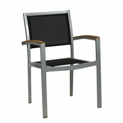 Terrassenstuhl Doro-A, silber