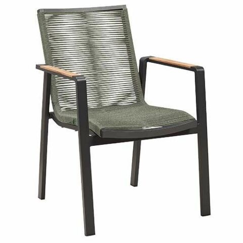 Terrassenstuhl Novas-A, Olive