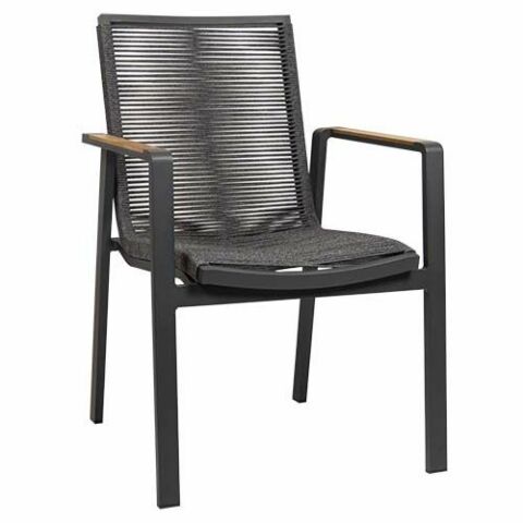 Terrassenstuhl Novas-A, Grau