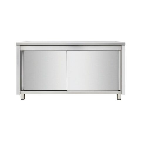 Edelstahl Arbeitsschrank Breite 1000×600 mm mit Schiebetüren