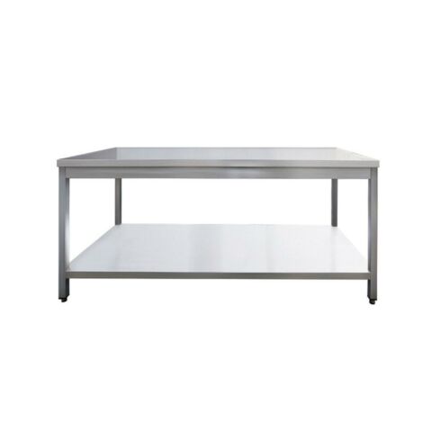 Edelstahl Arbeitstisch Breite 1000×600 mm mit Grundboden