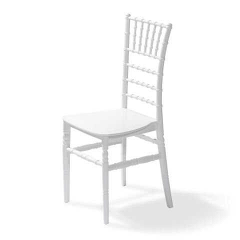 Stapelstuhl Tiffany weiß, Polypropylen, 41x43x92cm