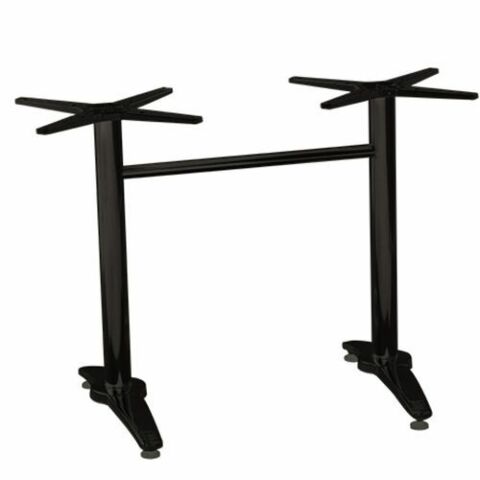 Tischgestell Rom 2 für Platten bis 120 cm, schwarz