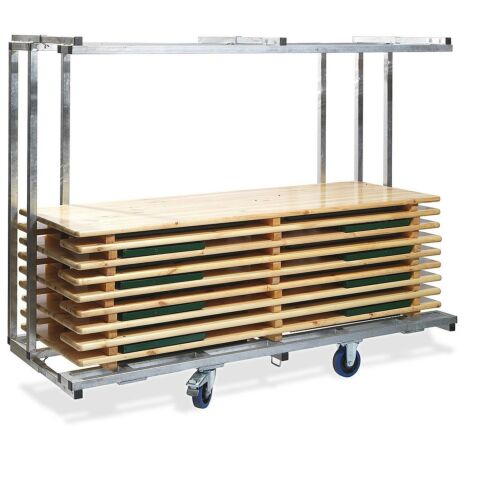 Transportwagen Pro für 10 komplette Festzeltgarnituren, 231,5x59x89x180,5cm 