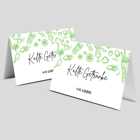 Buffet-Tischaufsteller Grün – Stilvoll und perfekt für Buffets