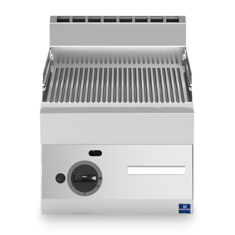MASTRO Gas-Grillplatte, gerillt 5,7kW, Breite 400mm