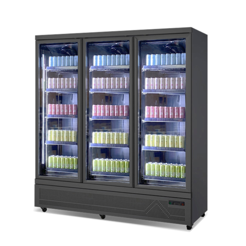 Getränkekühlschrank 1880x710x200mm, 1600 L, 3 Glastüren / Flügeltüren