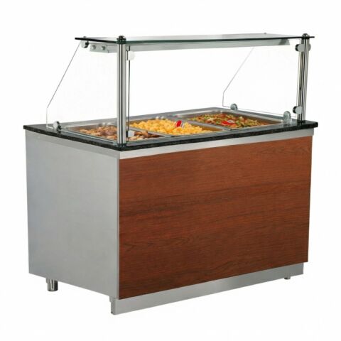 Bainmarie Gastronomie Pro mit Holzfront