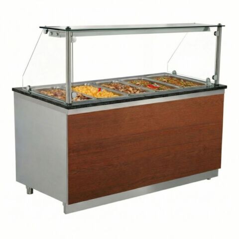 Bainmarie Gastronomie Pro mit Holzfront