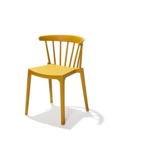 Windson Stapelstuhl oker gelb, Polypropylen, 54x53x75cm 