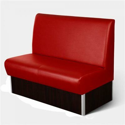 Gastronomie Sitzbank Woody rot, Länge 120 cm-Gastro-Germany