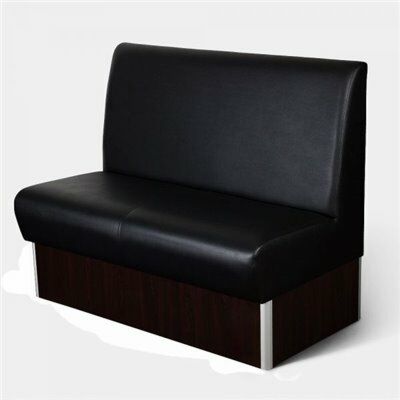 Gastronomie Sitzbank Woody schwarz, Länge 120 cm-Gastro-Germany