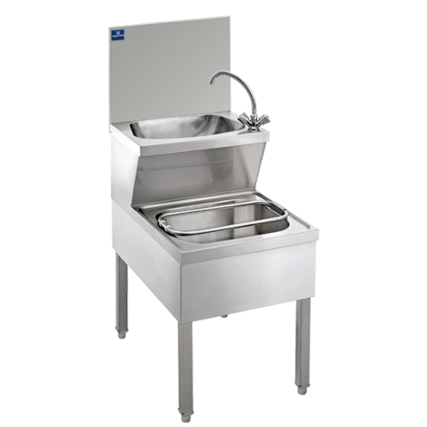 MASTRO Handwaschbecken mit Ausgusskombination, 500x600 mm