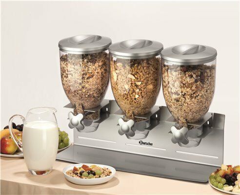 Bartscher 3-er Cerealienspender Müslispender