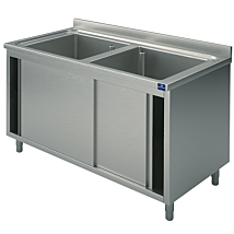ZORRO Spültisch ZST 120/70/R – 1200x700 Mm, Edelstahl, Becken Rechts, Abtropffläche Links, Gastro-Qualität