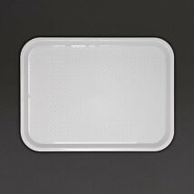 Olympia Kristallon Fast-Food-Tablett – 345 X 265 Mm, Grau, Aus Robustem Polypropylen