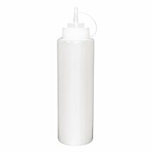 Vogue Quetschflasche Extra Breit 454ml - Transparent Für Saucen & Dressings