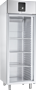 Edelstahl-Gewerbekühlschrank KU 722 G GN 2/1 mit Glastür