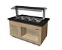 SARO Salatbar für 3x 1/1 GN, PREMIUM LINE SB-K130 OAK