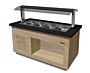 SARO Salatbar für 4x 1/1 GN, PREMIUM LINE SB-K170 OAK
