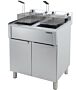 SARO Elektrofritteuse 20+20 L Stand BRAGA