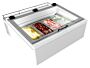NORDCAP Auftisch-Eisvitrine MINI CREAM 4V LED WEISS