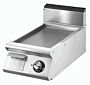 VIRTUS Elektro-Grillplatte, gerillte verchromte Platte, Breite 400mm, 5,4 kW, 400V