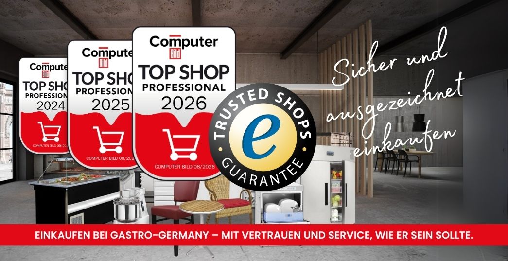 Gastro-Germany: Mehrfach aus ausgezeichnet als Top Shop Professional