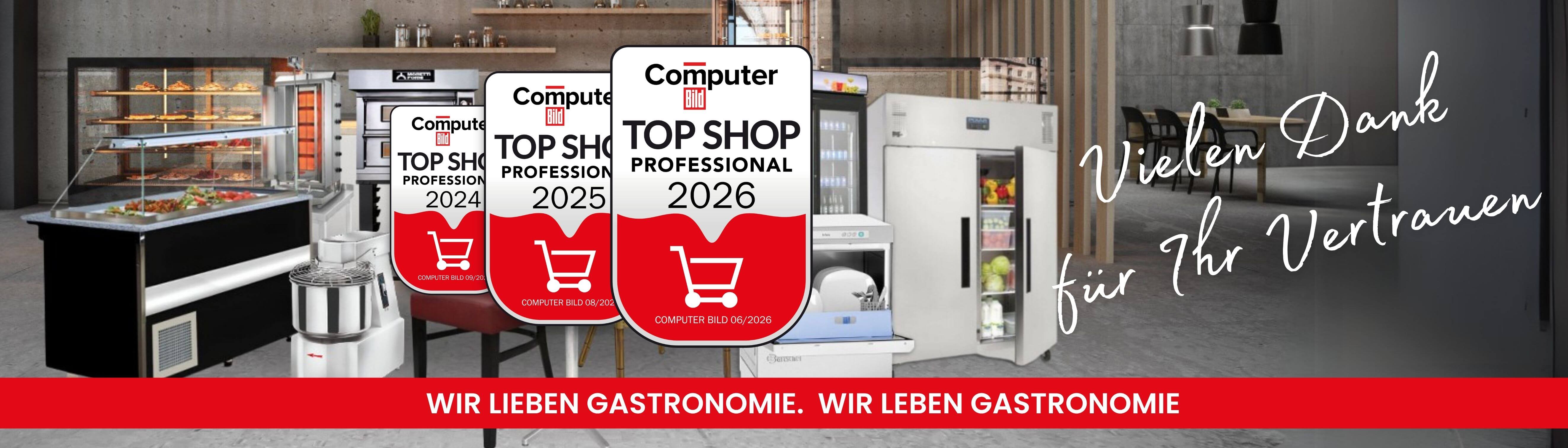 Gastro-Germany – Top Shops Professional 2026 Auszeichnung